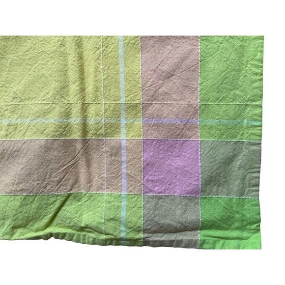 Sam Hedaya EASTER Pastel Primrose Plaid Tablecloth 8 Matching Napkins 60x78 - Picture 1 of 7